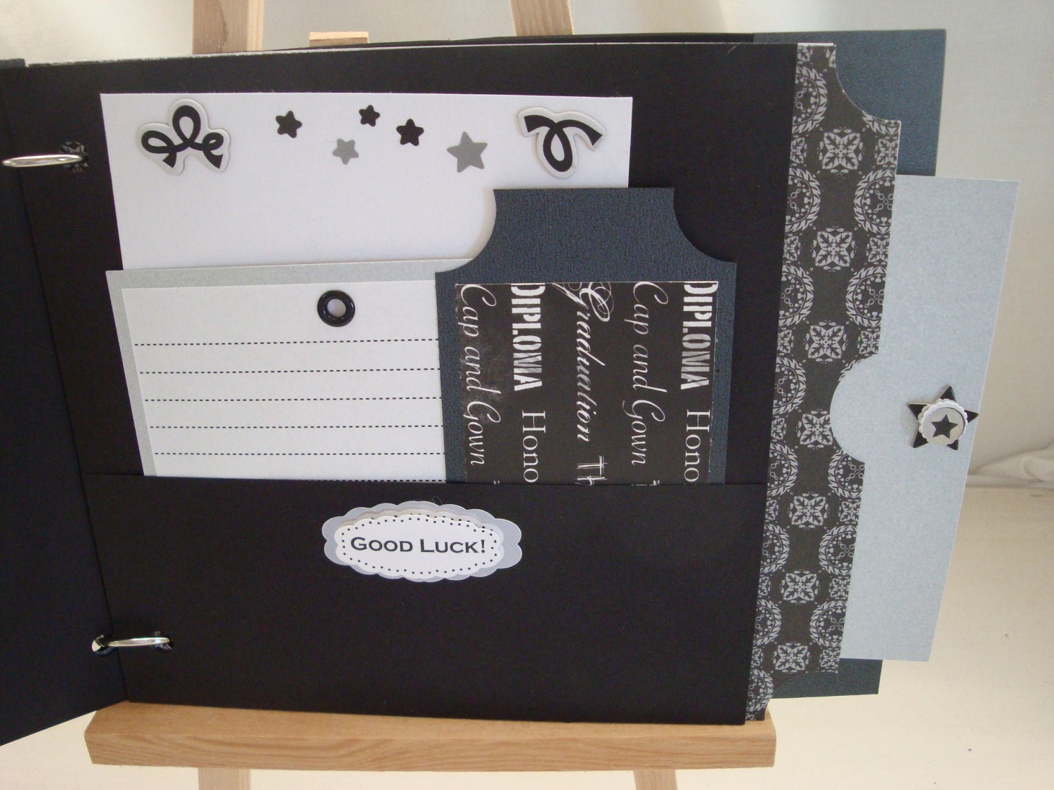 Graduation Scrapbook FREE personalizaton, Graduation Mini. Gift for Grads. Class of 2013. High School Graduation. College Graduation. Money.
