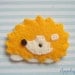 Set Of 6 pcs Handmade Felt Hedgehog