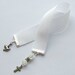 Christian Ribbon Bookmark Dove and Cross Charms Made for Paperback Books
