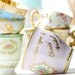 custom listing for Loralee--Vintage Tea Cup Seating Chart Wedding Escort Seating tags Favors