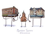 Gordon Square, Cleveland (8x10)