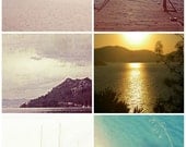 Seascape Series - Fine art Photography Set Of 6 -Vintage Sea Look - SpriNg WholeSale - Gift For Him