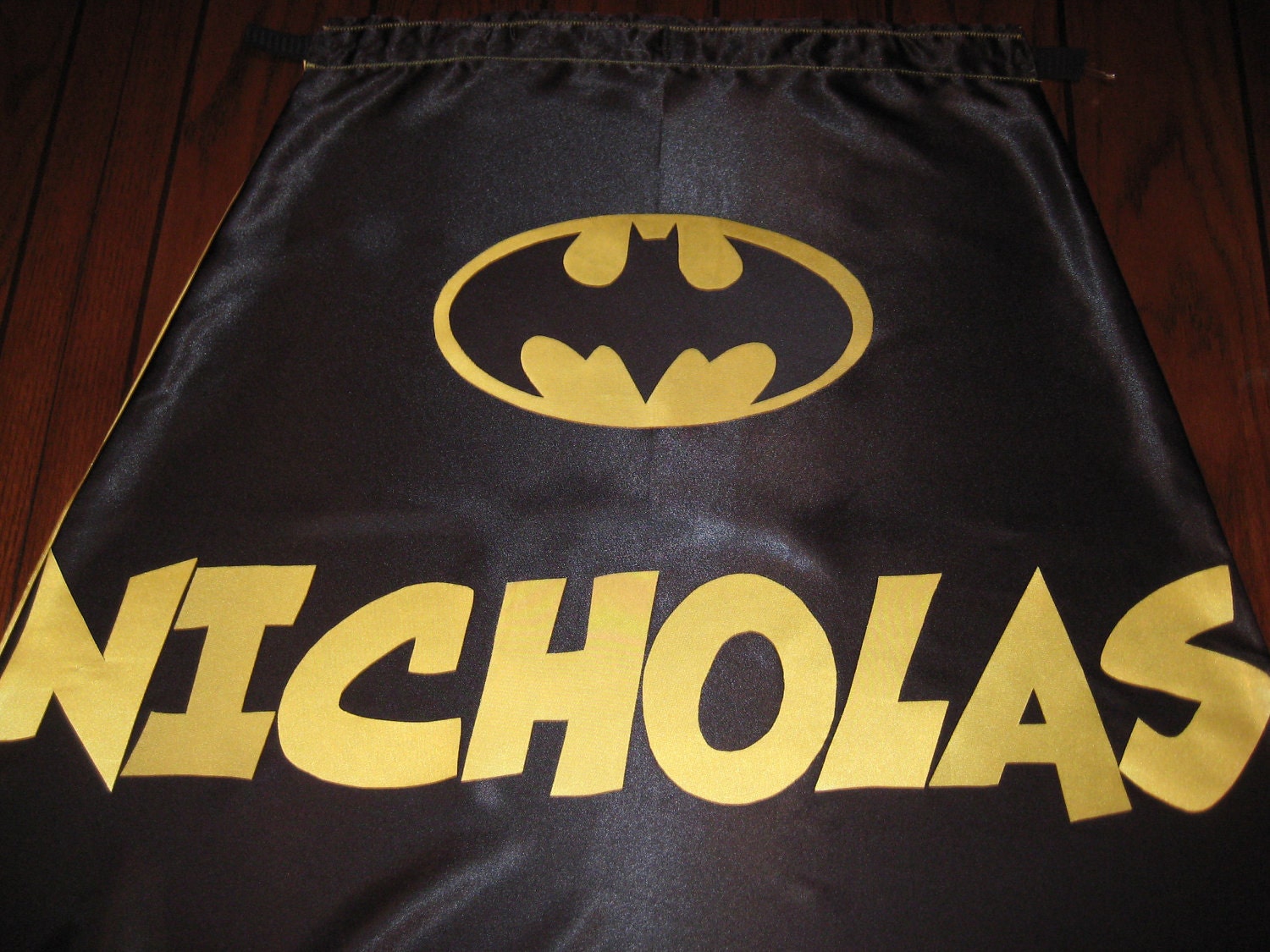 Personalized option for Super Hero Cape - Add to cart if you want to add name or 2nd logo