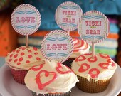 PRINTABLE Vintage Circus Cupcake Toppers - Showers or Birthdays 3 Designs