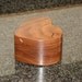 Handcrafted Walnut Heart Shaped Puzzle/Jewelry Box