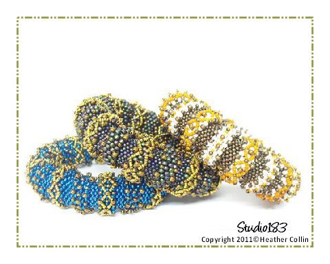 Big Thick Ethnic Bangles Beading Tutorial EVOLUTIONS