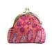 Frame coin purse embroidered quilt coin purse