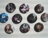 Batman Villains & Rogues Button Pin Set