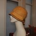 vintage 1920's CLOCHE COUTURE Hat- Flapper Era Millinery
