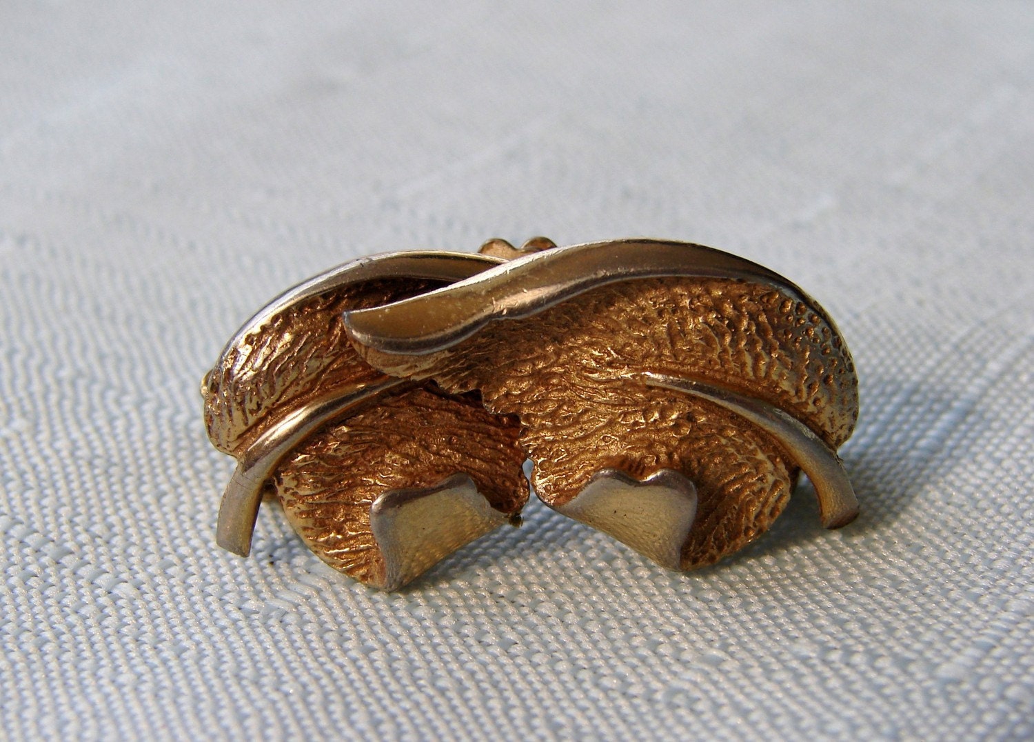 Vintage Leaf  Clip On Earrings
