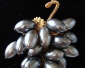 Vintage Grape Cluster Brooch
