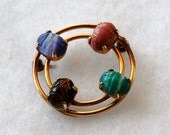 Vintage signed "RONCI" 12k Gold Filled Brooch