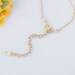 Faceted blue Chalcedony stone in 22k Gold Vermeil Necklace with Freshwater White Pearl