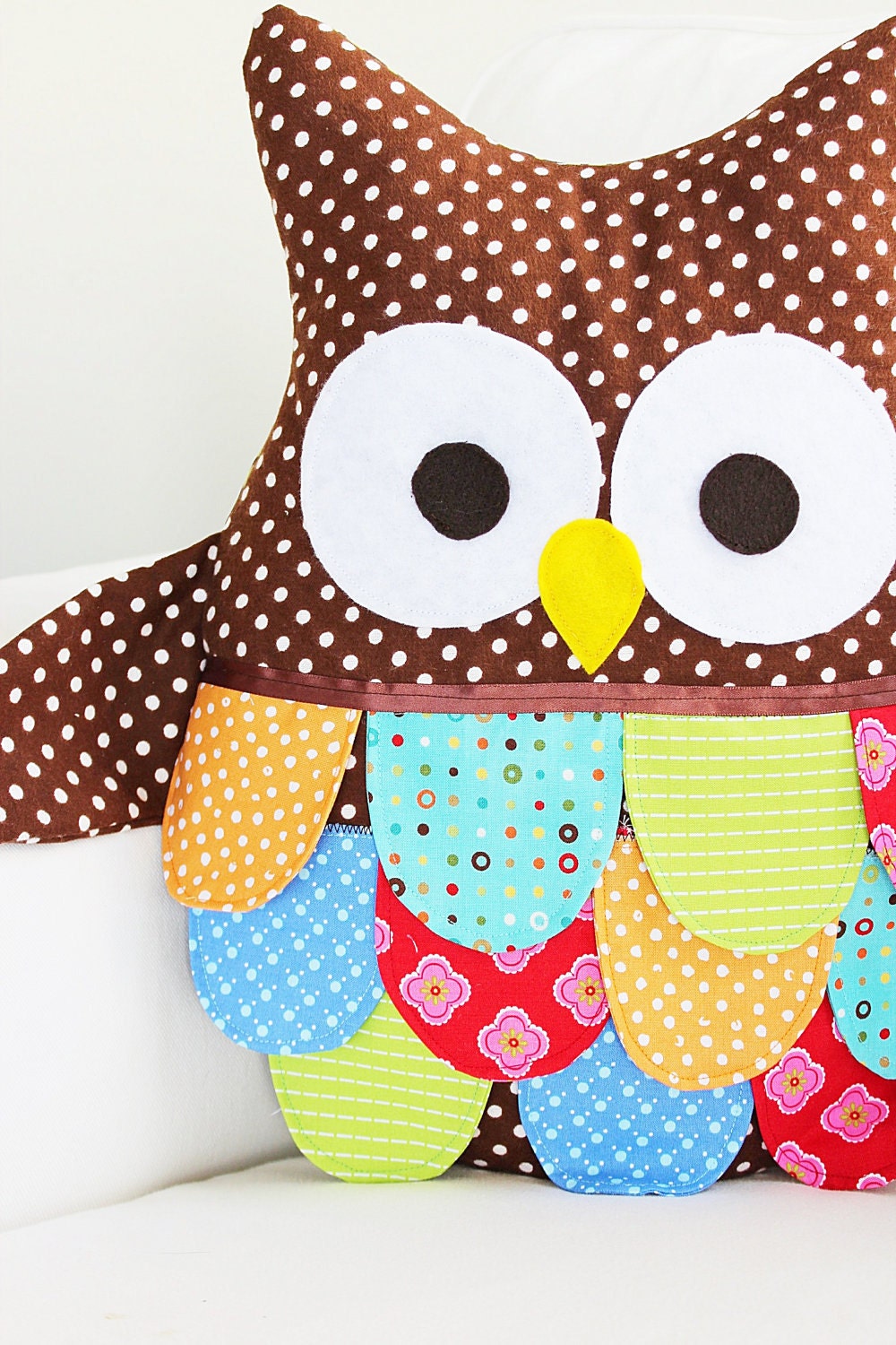 Owl Sewing Pattern - Owl Pillow Pattern - Large Owl PDF Pattern