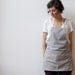 APRON no. 1 - organic cotton/hemp grey canvas