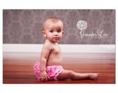 Lace Ruffle Diaper Cover Pink 0-12 months or 12-24 months