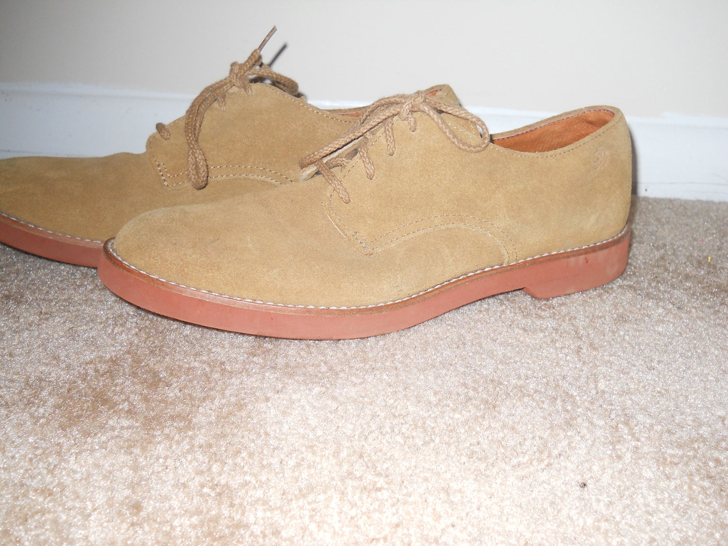 tan suede bucks