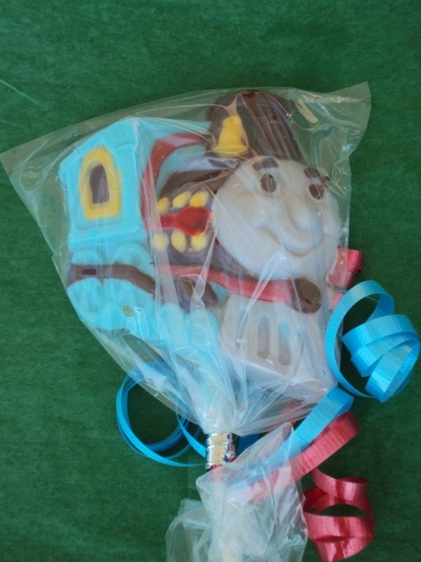 12 Thomas and Friends Chocolate Lollipop Favor Il_570xn