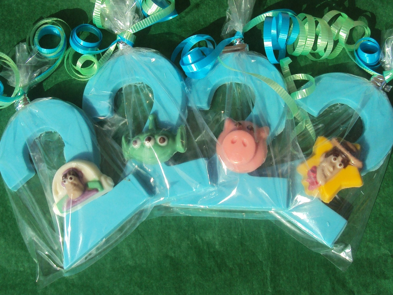 12 Toy Story Assortment with Number or Letter Chocolate Favor Il_570xn