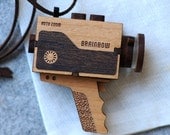 Super 8 Video Camera Necklace
