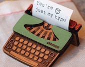 Typewriter Brooch