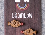 Wooden Fish Soy Sauce Earrings