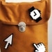 Mac Pixel Cursor brooch / necklace