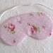 Shabby Chic Sleep mask. Eye mask. Pink. Rosy dreams