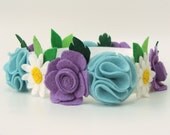 Floral hair/head wreath - great for birthday or wedding flower girl