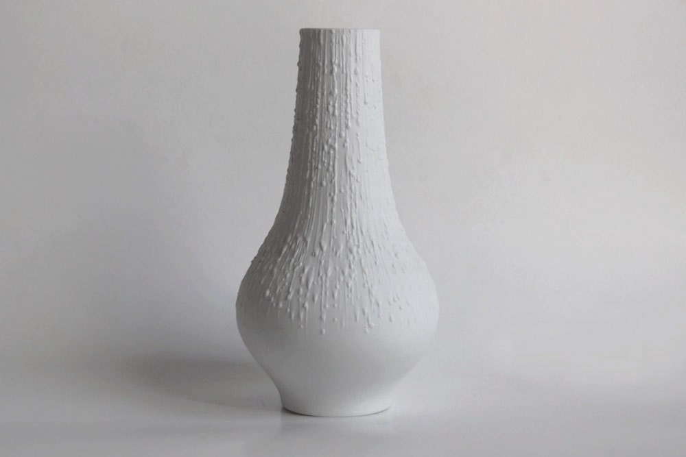 Large Mid-Century Bisque Vase - Hutschenreuther