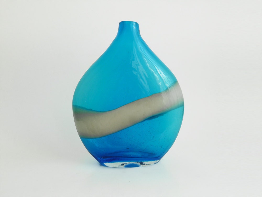 Vintage Blue White Vase