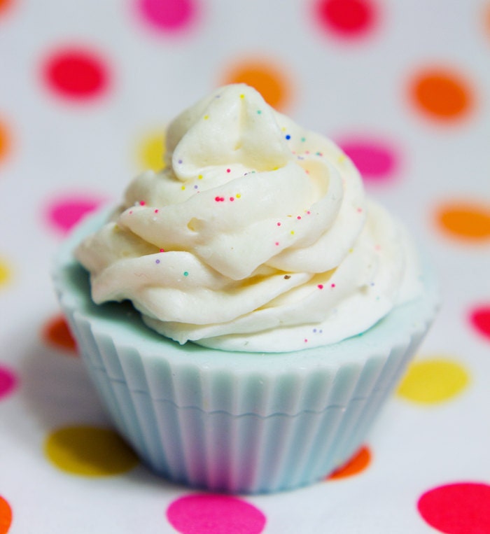 Aloe, Juniper Cupcake Soap - Vegan & Paraben-free