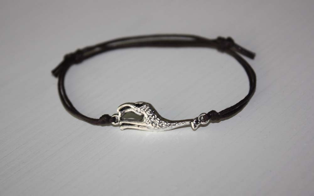 Giraffe Bracelet or Anklet, Tibetan Silver