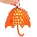 Orange beach umbrella mini coin purse