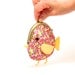 Little yellow chick clutch purse