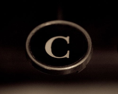 Custom Gift Letter Photo 4x6 Photo of the Letter C (All letters available)