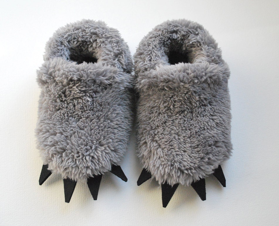 Baby Wolf Slippers - Toddler