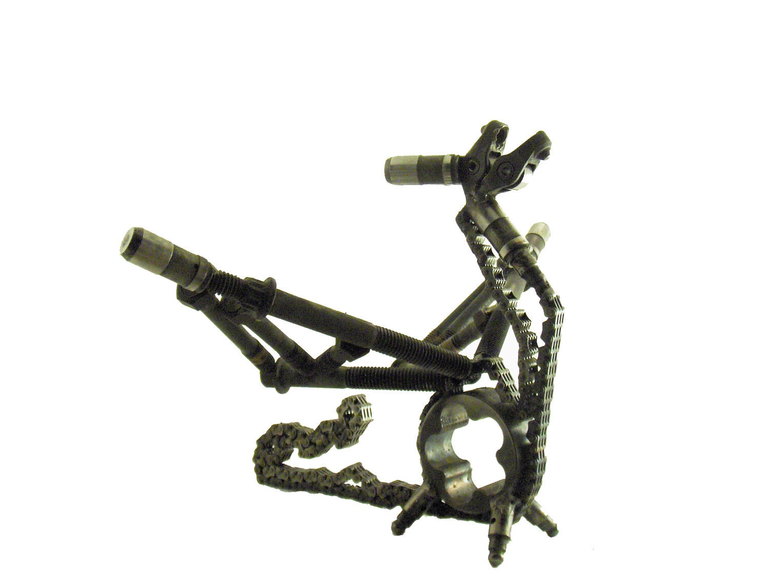 SALE Dragon Metal Sculpture Re purposed Automotive Parts