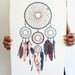 The Peaceful Dreamer- Dreamcatcher print 11x17 inches