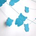 Owl Garland - Blue Owl Garland - Turquoise Owls