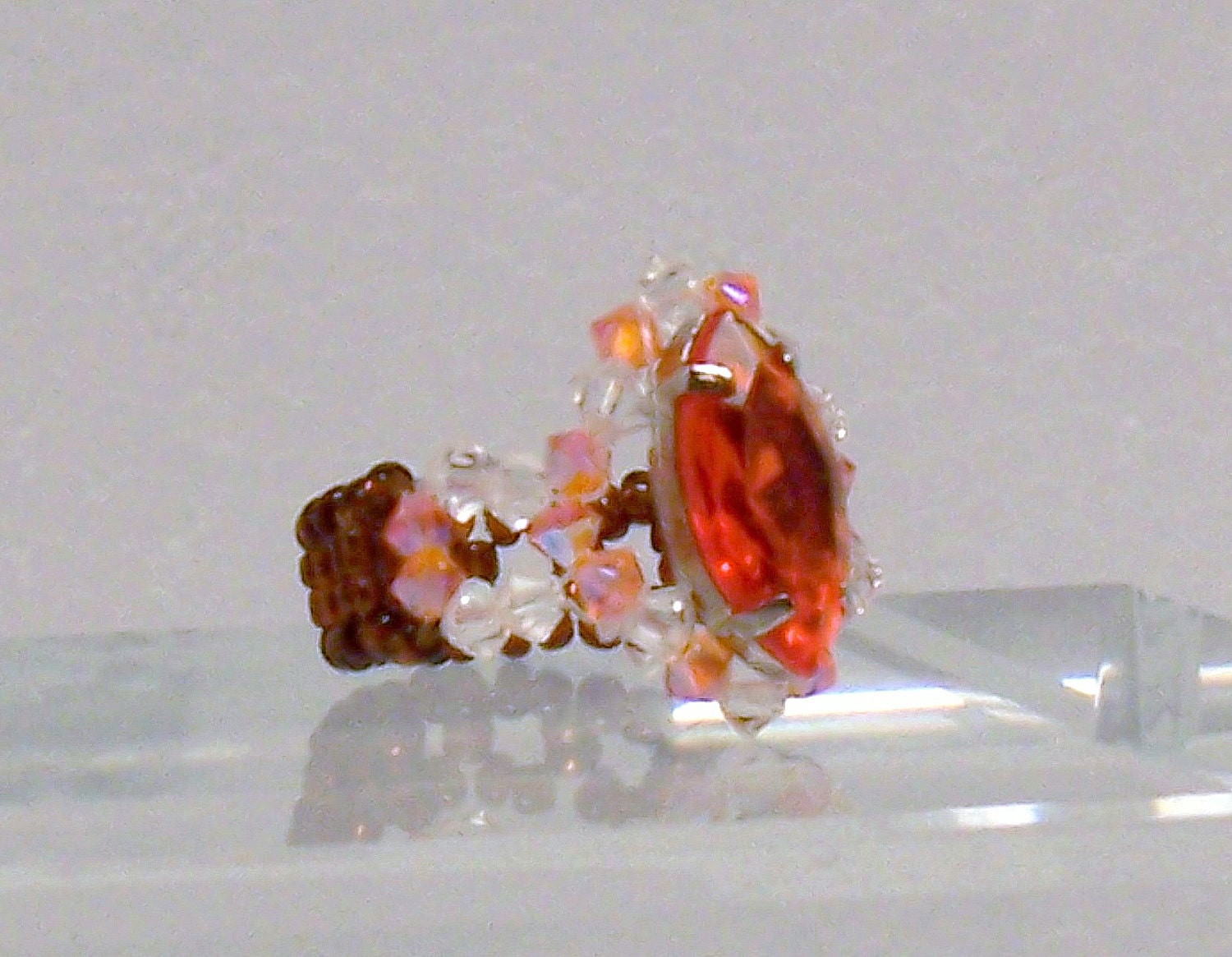 Swarovski Crystal  Marquise Ring