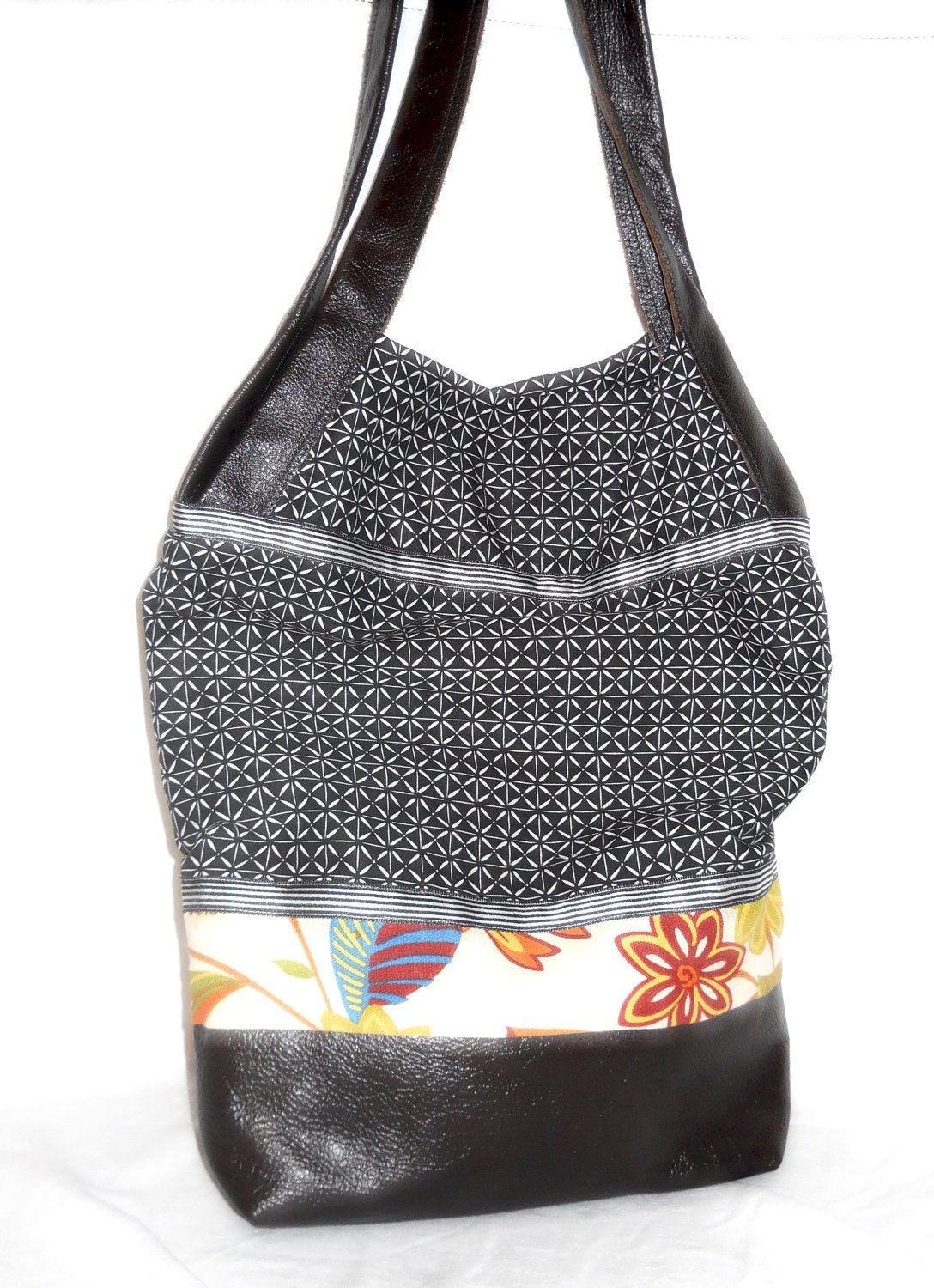 Colorful Canvas Beach/Everyday Tote (GENTLY USED)