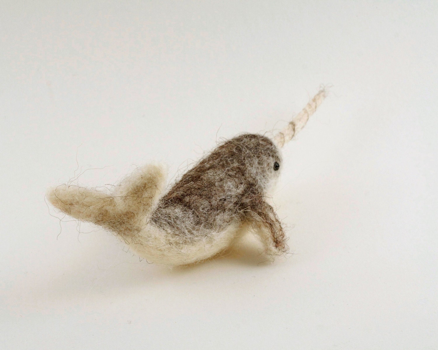 Narwhal Needle Felted Sculpture
