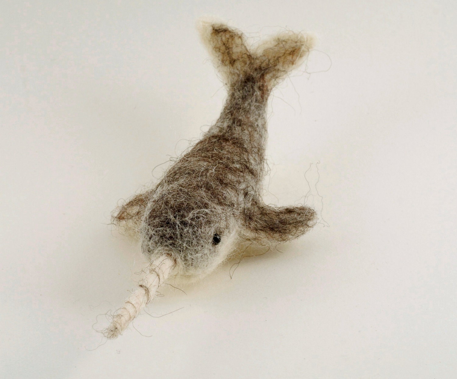 Narwhal Needle Felted Sculpture
