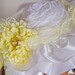 Baby Hat - Baby Fascinator Hat for Birthday, Church, Tea Party, Photo Prop - Frilly Hat - CUSTOM ORDER ITEM
