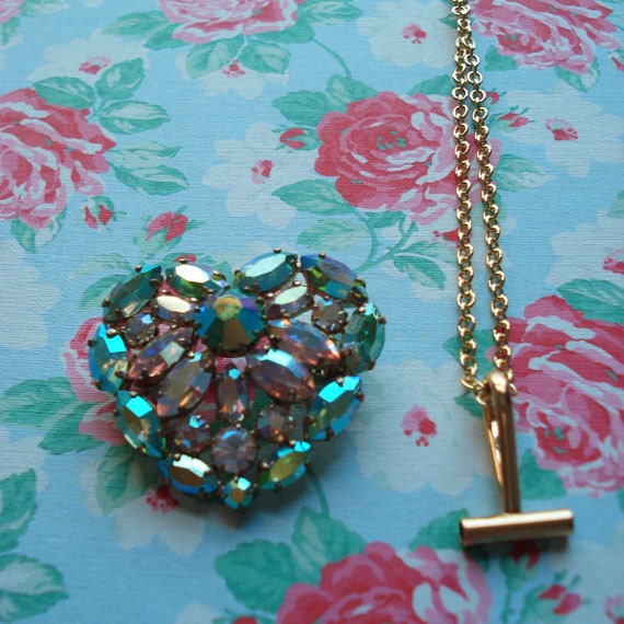 Brooch Converter Turn a New or Vintage Brooch into a Necklace Gold Plated Chain Convert Adapt Brooch to Necklace 18 Inches Long Necklace