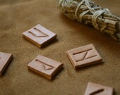 Elder Futhark: Hand Crafted Leather Rune Set