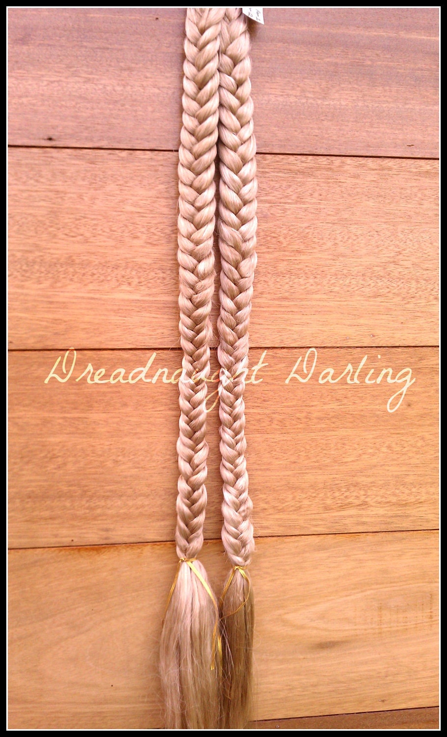IN STOCK: Beautiful Ash Blonde 5 Strand Braid