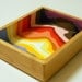 Rainbow Stripes small Bamboo Tray by Precious Beast - MADE TO ORDER