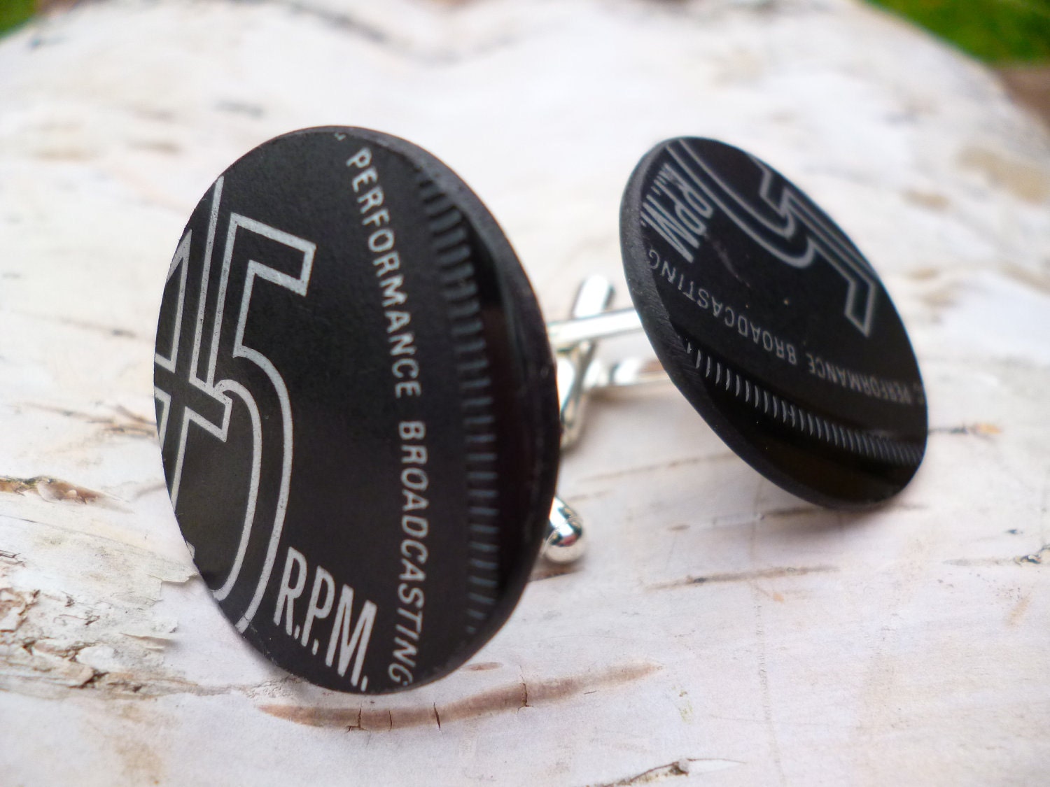 Cufflinks 1960's Rock 'n' Roll Retro Mod Vintage Vinyl Record